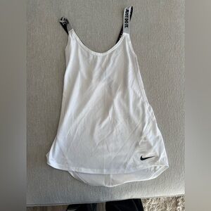Nike Women's White Tank with Black Straps